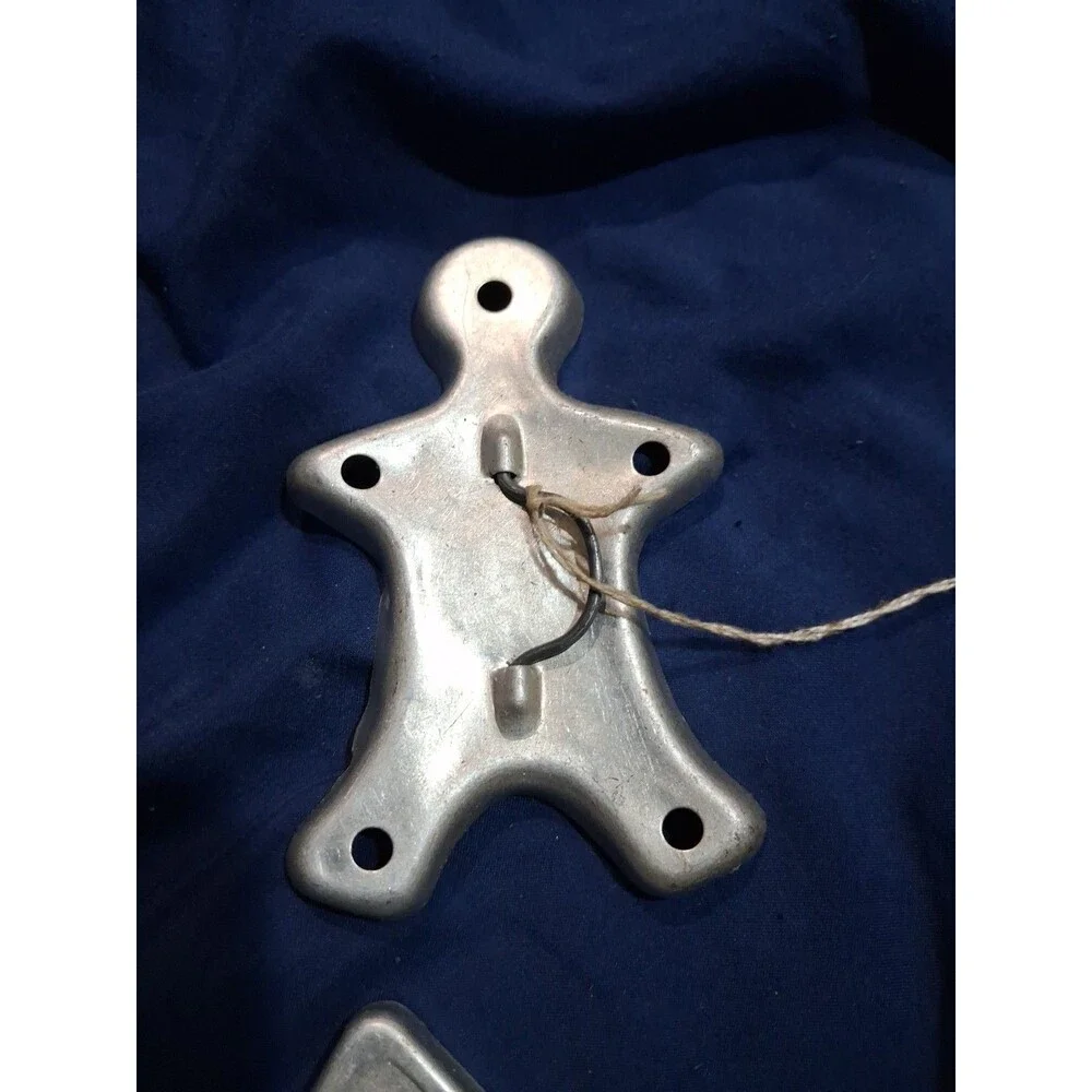 Vintage Cookie Cutters. Holiday,  Aluminum Lot Of 7 Halloween, Christmas
